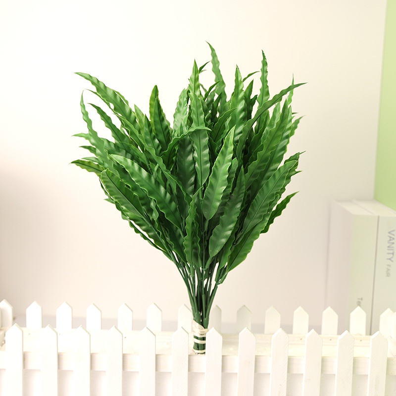 Artificial Plant Bird Nest Fern Green Plant Wall For Home Weeding Party  Decora Office Desk Home Dinning Room Table Shop Decor Garden Outdoor Indoor  Decora Greenery