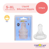 Child Care Silicone Nipple Set (3-pack)