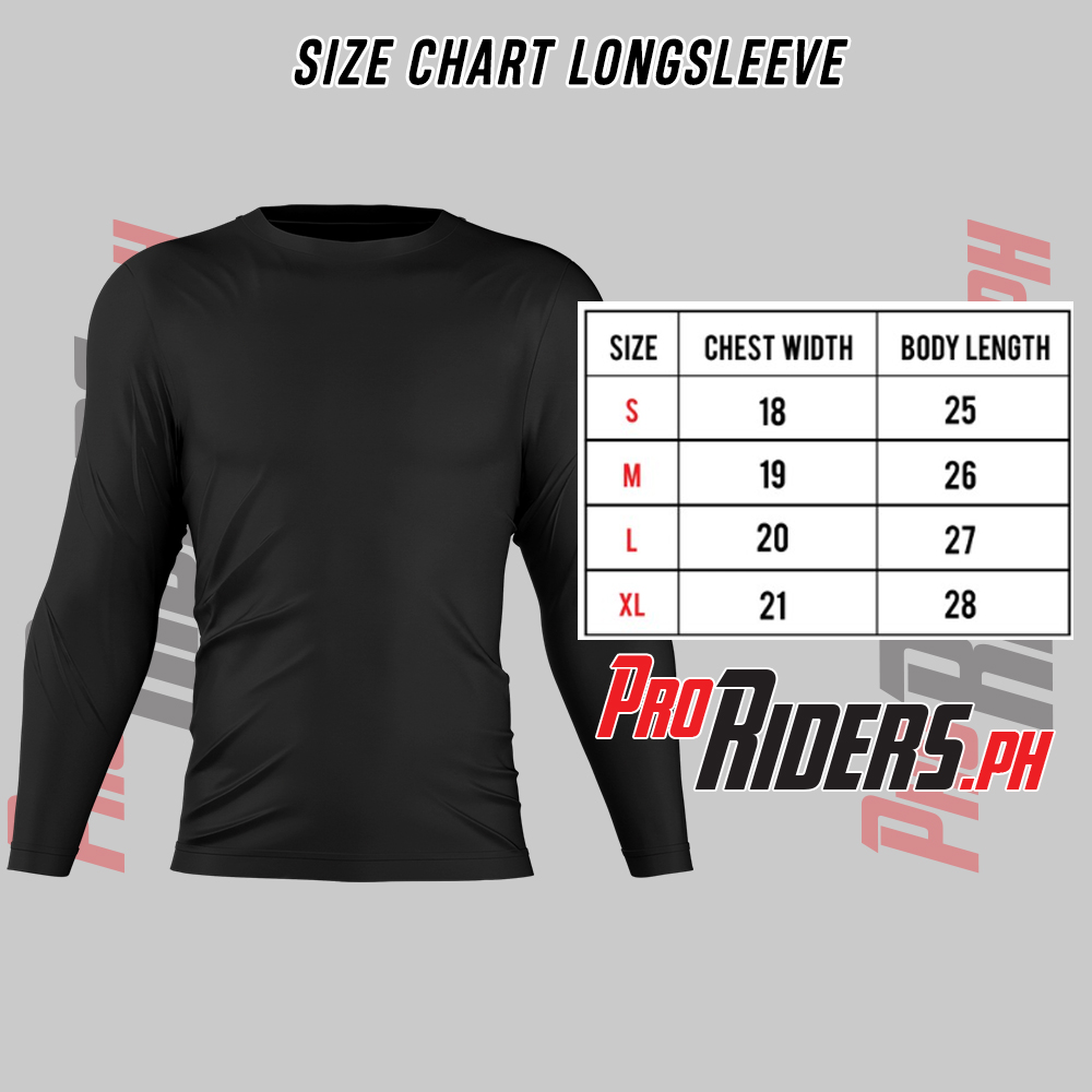 Size Chart T-Shirt – PRORIDERS