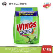 Wings Solve Calamansi Clean Powder Detergent 1.1kg