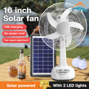 Solar Electric Fan - Buy 1 Get 1 Free
