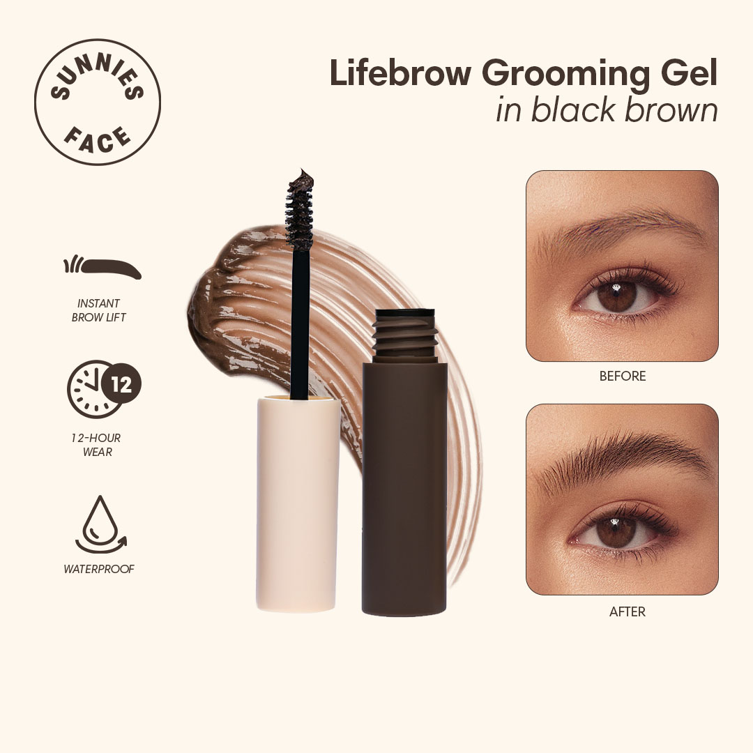 Discount on Sunnies Face  shoes - SKU: Sunnies Face Lifebrow Grooming Gel [Flexible Sculpting Grooming Gel] (Black Brown)
