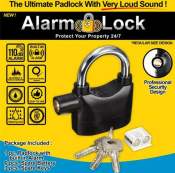 Alarm Lock Anti-Theft Security System Bike Bicycle Padlock