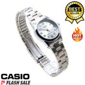 Casio V001 Women's All Silver Stainless Steel Watch