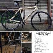 Garuda Fixie TEMPTEST Alloy Frame Fixie Bike with Free Helmet