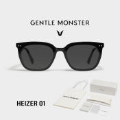 Gentle Monster Heizer 01 Polarized Sunglasses, Unisex, Complete Set