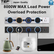 TEP 8000W Movable Power Track Outlet for Modern Spaces