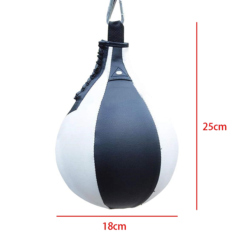 Boxing Speed Ball Pear Shape PU Speed Bag Boxing Punching Bag Swivel Speedball Exercise Fitness Training Ball Lazada .th