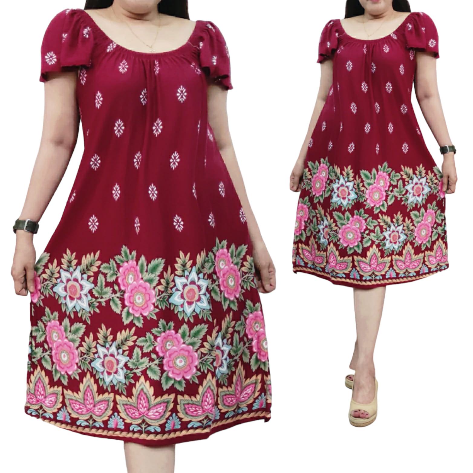 PLUS SIZE 2 WAYS TO WEAR BUTTERFLY DRESS FIT UP TO 4XL