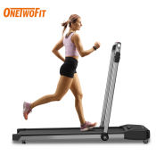 OneTwoFit Smart 2-in-1 Treadmill with Remote Control, Foldable OT034