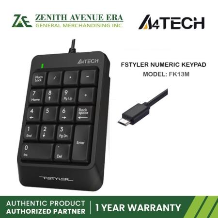 A4Tech FK13M Micro USB Numeric Keypad - Black