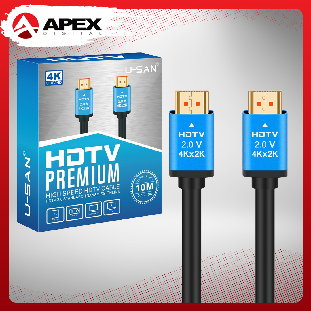 USAN 10M HDMI 4K PREMIUM HIGH SPEED HDTV CABLE 60HZ Lazada