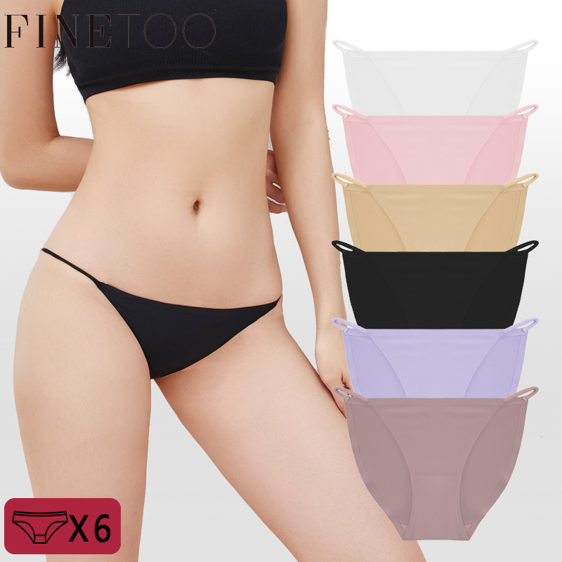 Buy FINETOO6 pack Seamless Underwear for Women Sexy Low Rise