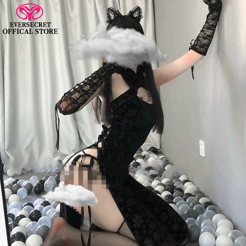 Women Sexy Lingerie Underwear Hem Dress Perspective Cosplay Gothic Loli  Uniform Seduction Cute