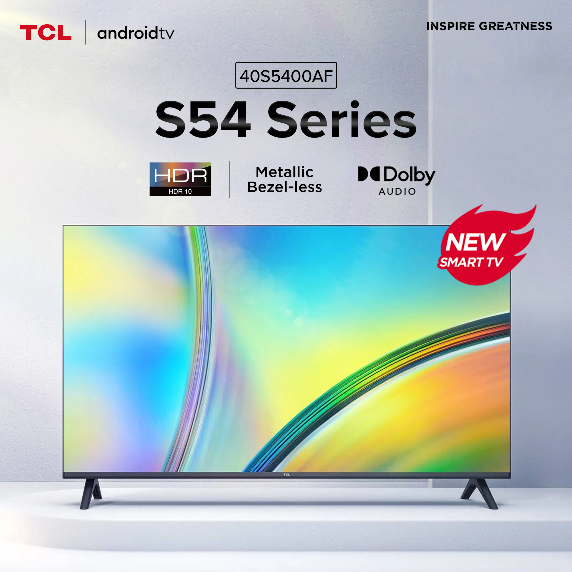 2021年製 TCL 40型 スマートテレビ(Android TV) 40S515 YouTube対応 