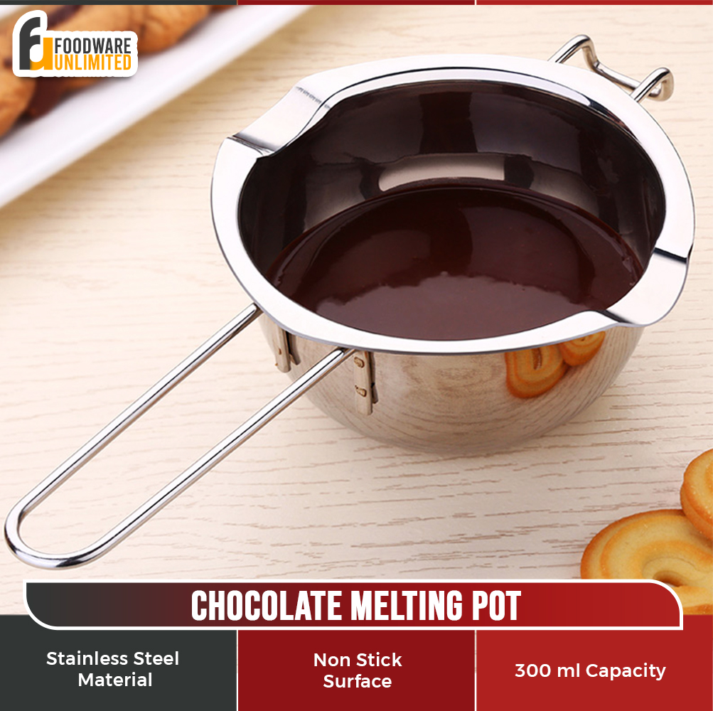 Stainless Universal Double Boiler,Double Spouts,Baking Tools，Melting