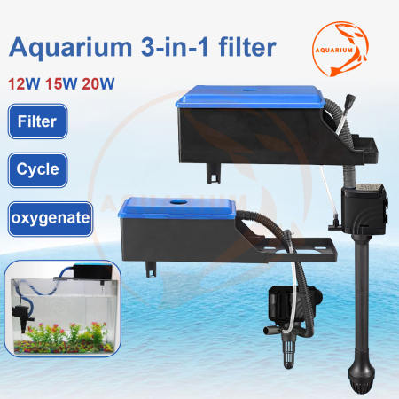 Aquarium Top Filter, 12/20Watts, 10-50 Gallons, by