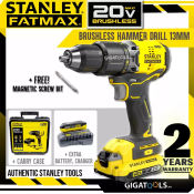 Stanley FATMAX Cordless Hammer Drill 20V Max with FREE Bit