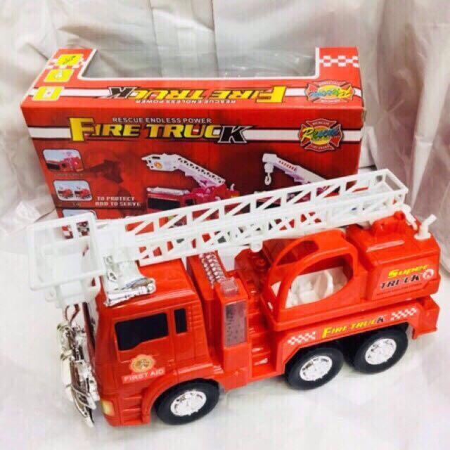 Fire truck vehicle toy with music and light for childrens