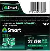 5G SMART SIM CARD with 21GB Data, New & Sealed