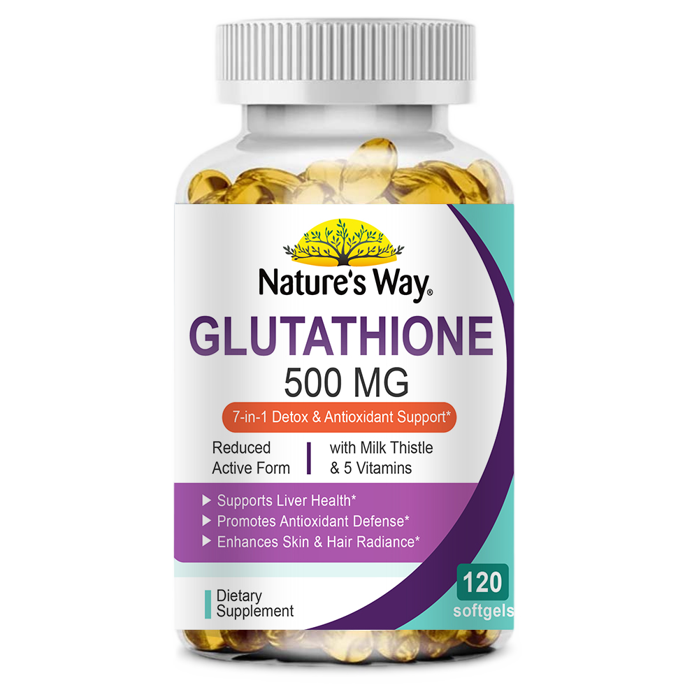 nature's way glutathione 500 mg, Active Reduced - Liver & Immune Support Glutathione Supplement glutathione foods list 7 Size:30 Softgels cat-cuerpo