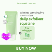 Face Republic Calming Care Moisturizer, Non-comedogenic Kbeauty Skincare