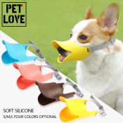 Duck Shape Silicone Dog Muzzle - Anti-Bite Protection