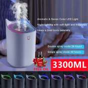 ZONETECH Large Capacity Air Humidifier with Colorful LED Light