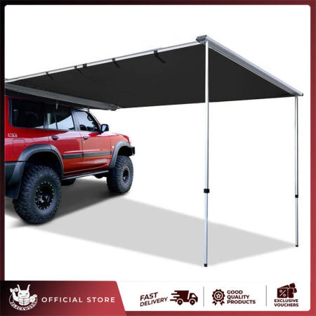 BLACKWORM Car Tent with Awning - 2×2m, 4WD Roof Shade