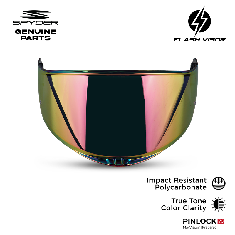 Spyder Helmet Spare Parts: Visor Mechanism Lens For Corsa V1