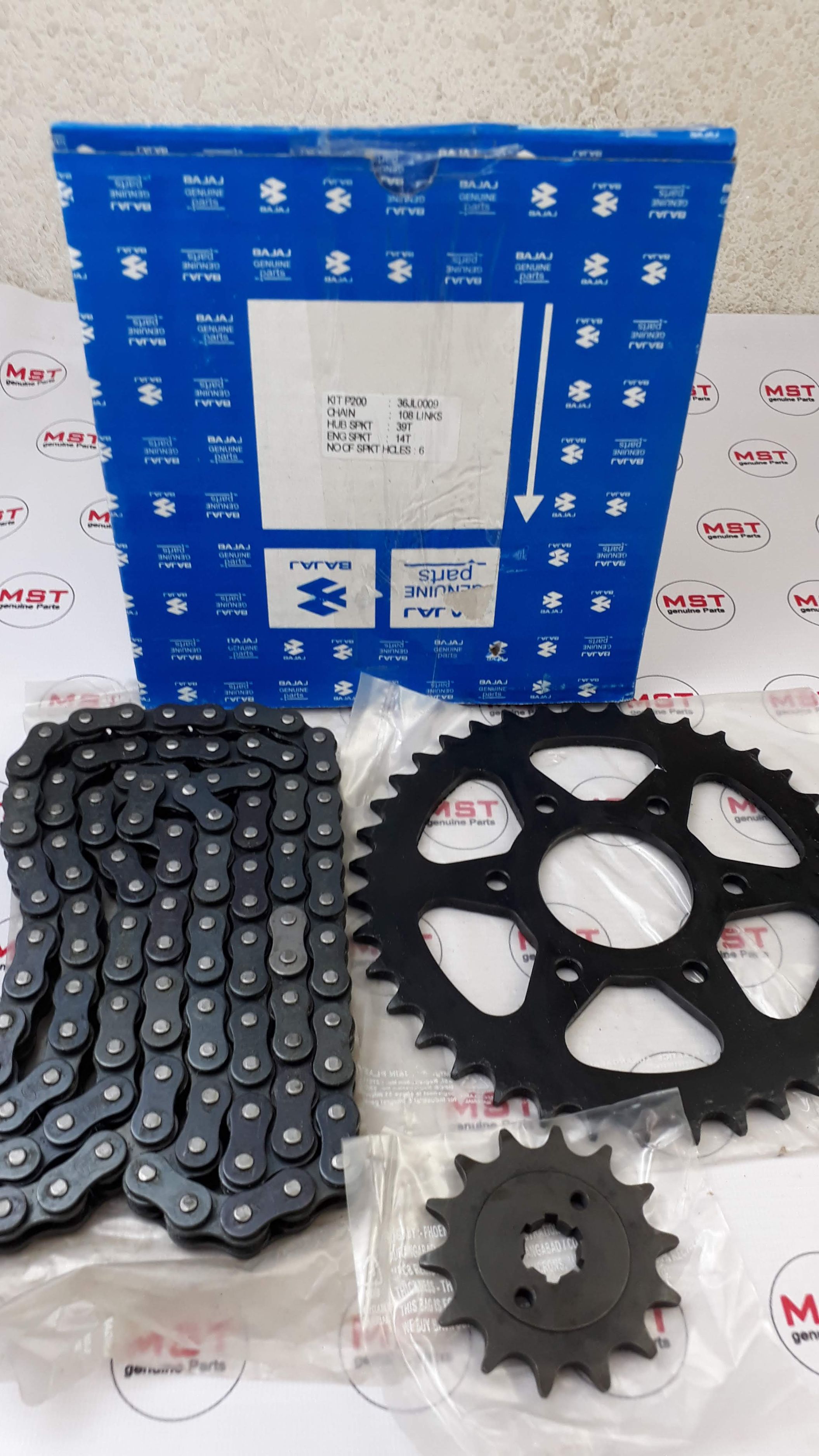 Ns 200 Pulsar Chain Kit Chain Sprocket Kit ROUSER 200NS Bajaj