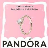 Pandora Rose Heart Ring with Cubic Zirconia