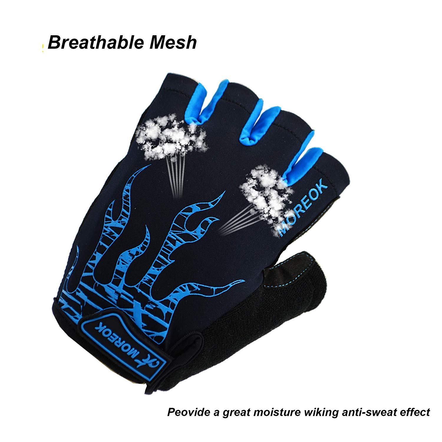 1 Pair Bicycle Breathable Half Finger Gloves for Outdoor Riding Cycling XXL