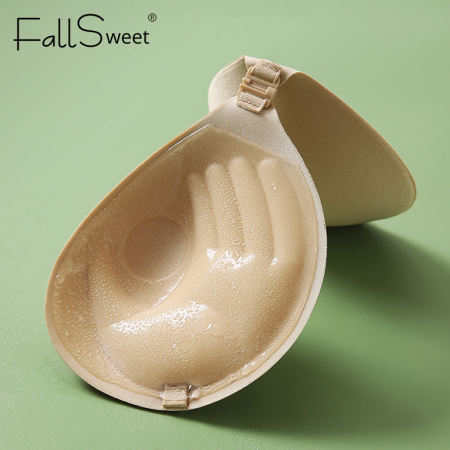 FallSweet Seamless Silicone Adhesive Bra for Women, Plus Size