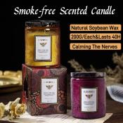 "200g Soy Wax Scented Candles Gift Set - Relax & Aromatize"