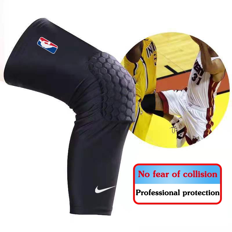 ♤Nike Nike Sports Knee Pads Men S Basketball Professional Anti-Collision  Protective Gear Women S Leg