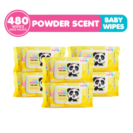 Babypal Powder Scent Baby Wipes Bundle with Free Shipping