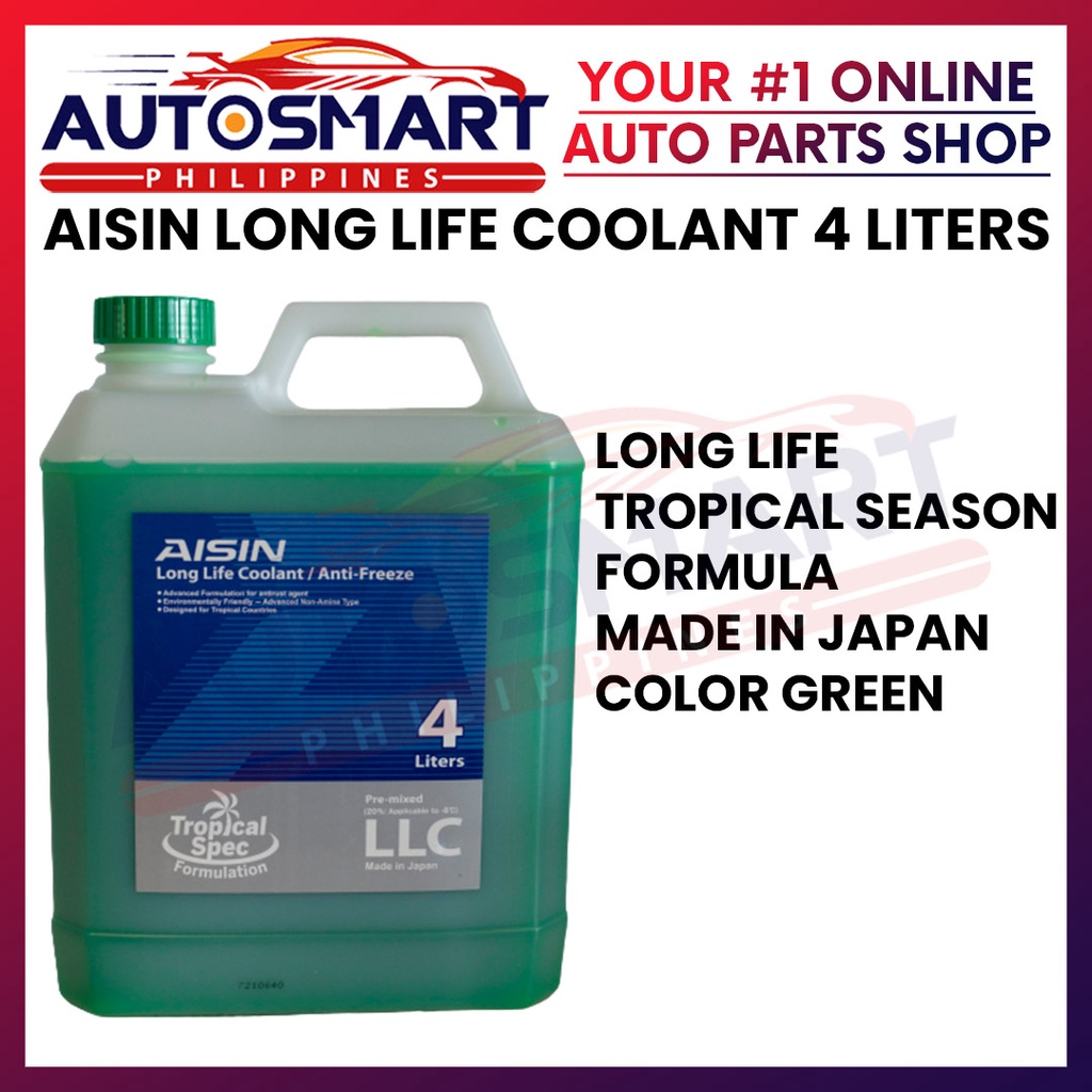 Aisin Japan Long Life Coolant Green 4 Liters