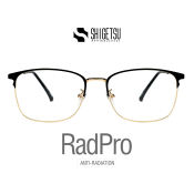 CHIBA RadPro Classic Men's Half Rim Eyeglasses