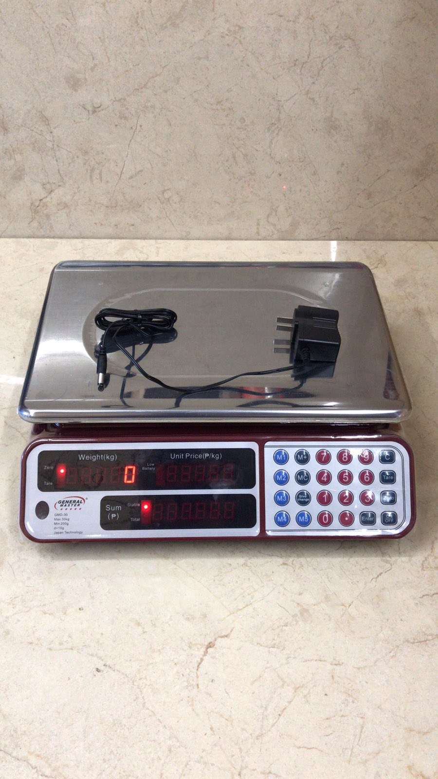 General Master Price Computing Digital Scale - 30kg Capacity