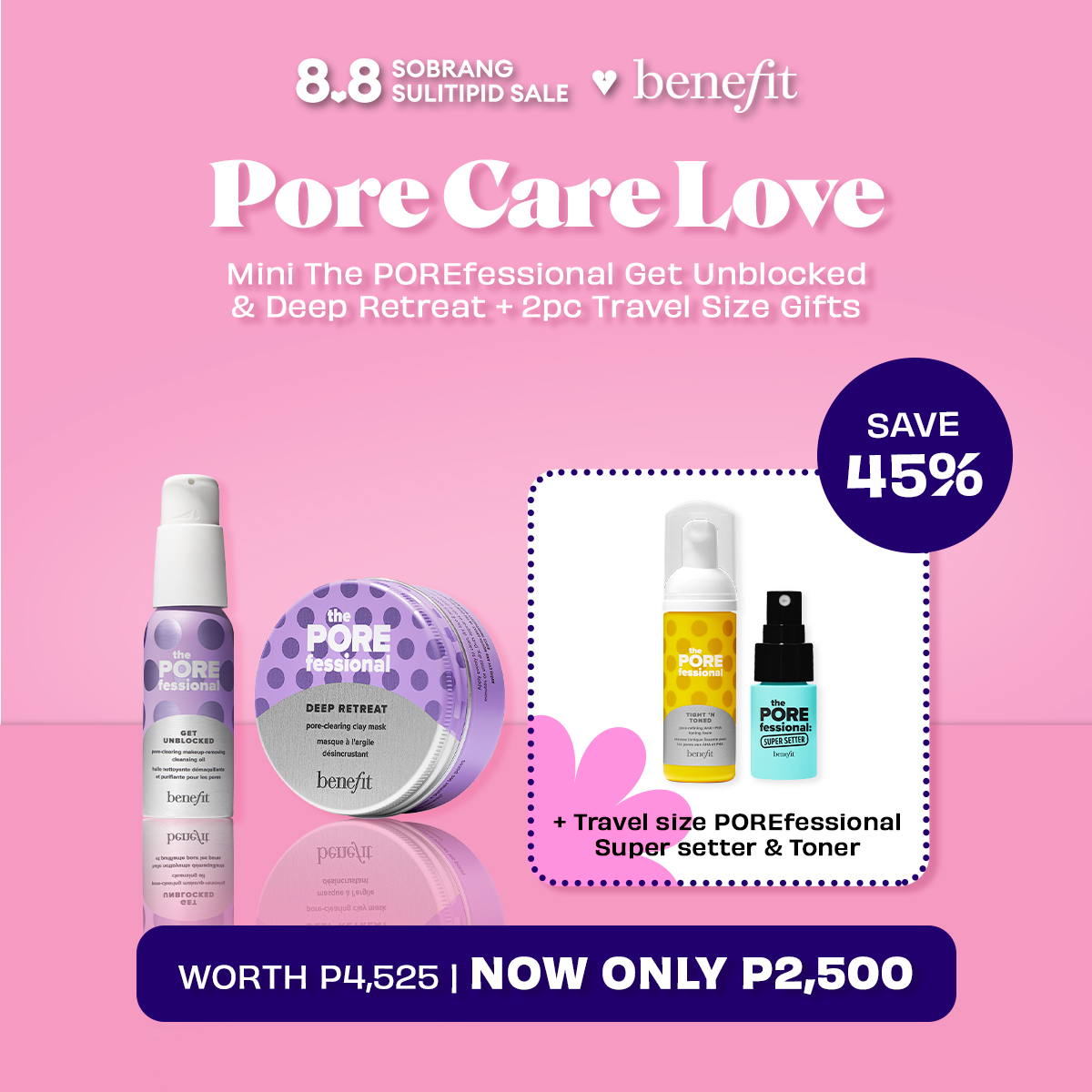 Discount on Benefit  shoes - SKU: [8.8 Exclusive AUG 7 8PM - AUG 12 ONLY]  Pore Care Love