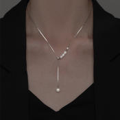 Elegant Tassel Pearl Necklace - Hot Sale! (Brand: Korea)