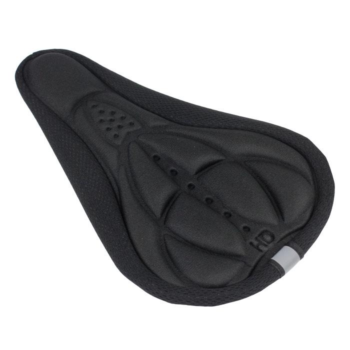 Bessky/® Cycling Bike 3D Silicone Gel Pad Black Seat Saddle Cover Soft Cushion Cycling Pad;Bike Pad;Pad For Cycling;Pad For Bike;3D Silicone Gel Pad;Seat Saddle;Cover Soft Cushion Black