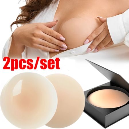 Invisible Silicone Nipple Covers - Self Adhesive Breast Pasties