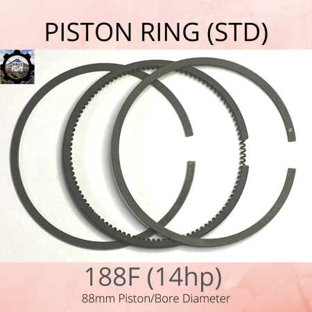 Piston Ring Assy for Air-cooled Diesel Engine 188F