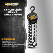 Yojimbo YJ-HCB1 Chain Block 1 TON x 3 meters