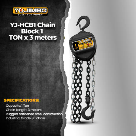 Yojimbo YJ-HCB1 Chain Block 1 TON x 3 meters