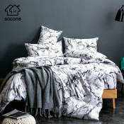 Socone Queen Size 3IN1 Bedsheet Set - Korea Cotton