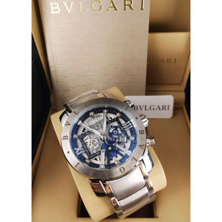 BVLGARI Steel Quartz Chronograph Watch