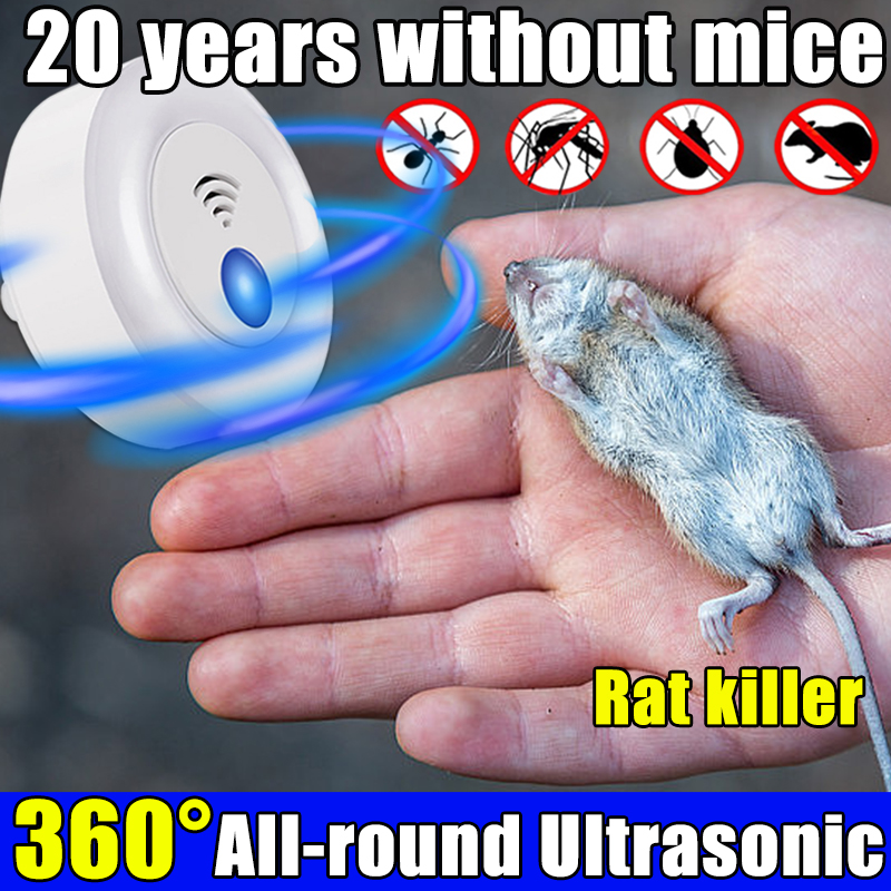 Upgraded Extra Large Electronic Rat Zapper That Kill Instantly Ultra Power  7000V Electric Mouse Trap Killer for Mouse Rat Vole and Chipmunk (Powered  by Battery or AC Adapter)